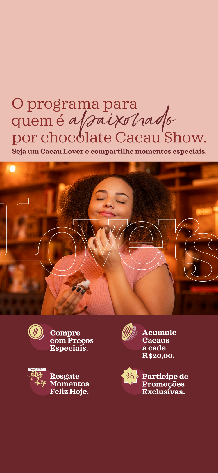 Cacau Show Megastore tem carrossel e produtos em promoção